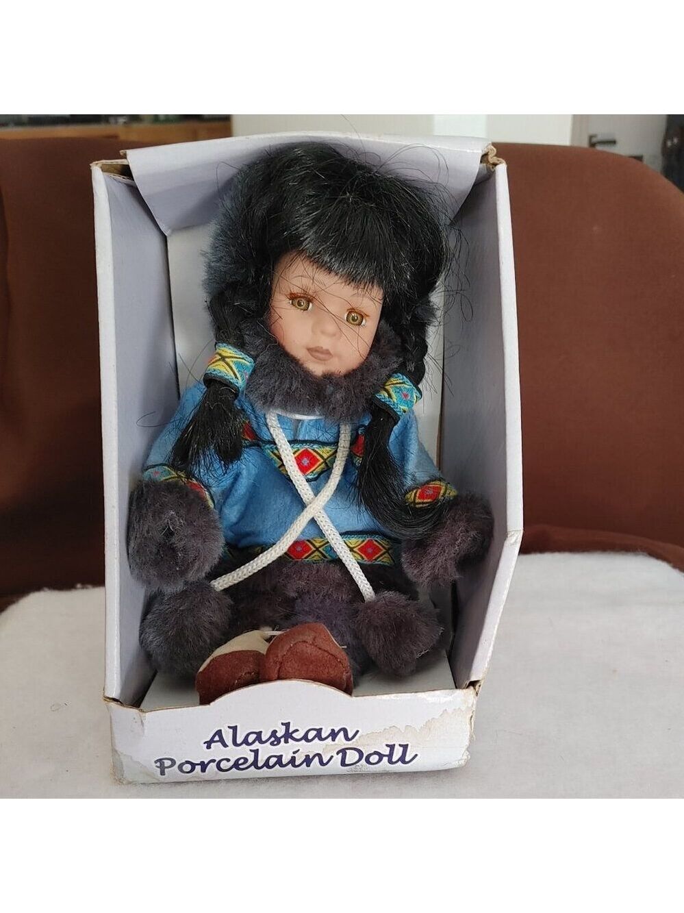 Vintage Hand Crafted Native Alaskan Eskimo Doll